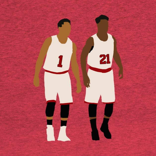 Jimmy buckets and Drose by VectoredApparel